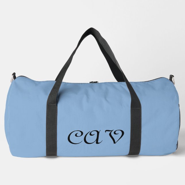 Cornflower Blue  Duffle Bag (Front)