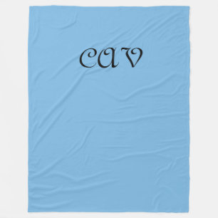 Cornflower Blue Fleece Blanket