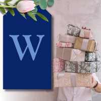 Cornflower Blue Initial Letter | Sapphire Blue