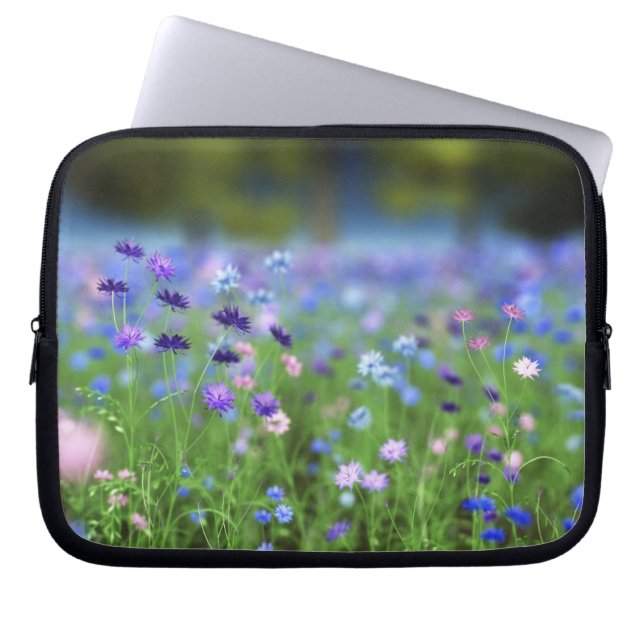 Cornflower Blue Laptop Sleeve (Front)