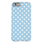 Cornflower Blue Polka Dot iPhone 6 case