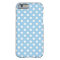 Cornflower Blue Polka Dot iPhone 6 case
