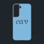 Cornflower Blue  Samsung Galaxy Case<br><div class="desc">This beautiful cornflower blue phone case will keep your phone safe and blue.  It can also be personalised to make it your own unique phone case.</div>