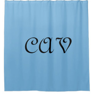 Cornflower Blue Shower Curtain
