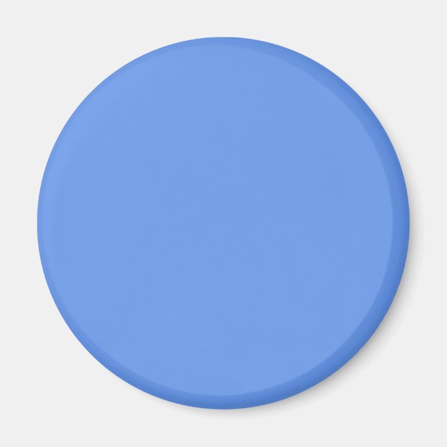Cornflower Blue Solid Colour Magnet (Front)