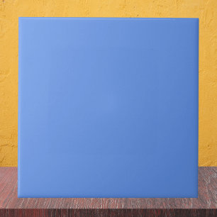 Cornflower Blue Solid Colour Tile