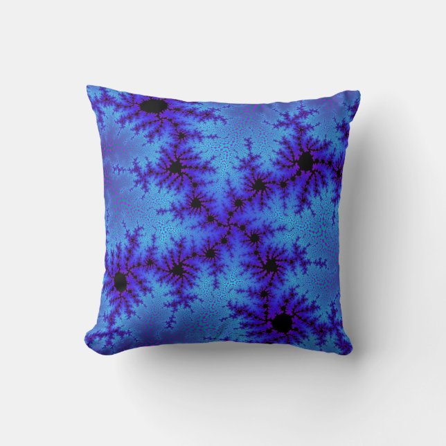 Cornflower Blue Speckle Cushion (Front)