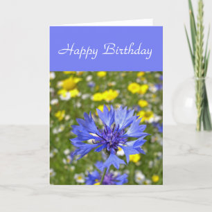 Cornflower card