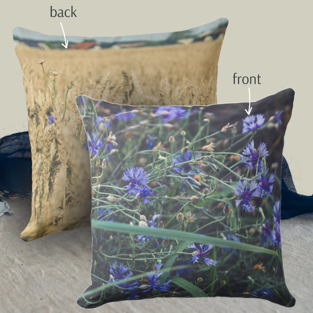 Cornflower field cushion (Creator Uploaded)