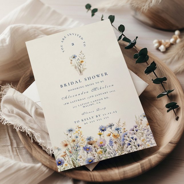 Cornflower Meadow Bridal Shower Invitation (Creator Uploaded)