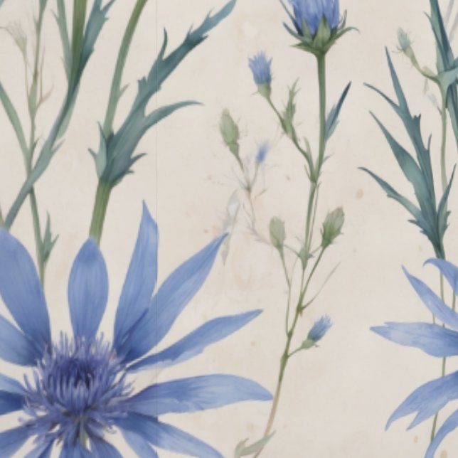 Cornflower peel and stick  wallpaper (Seam)