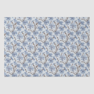 Cornflowers (Pewter/Platinum) – Tissue Paper
