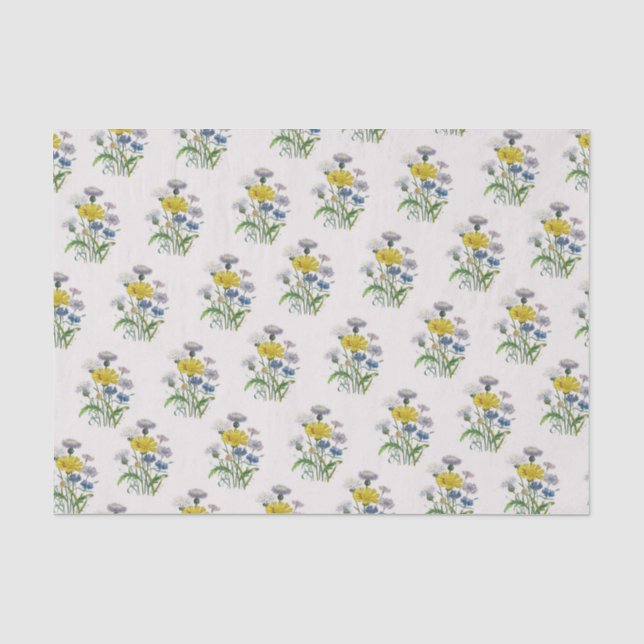 Cornflowers Tissue Paper (Front)