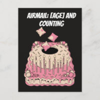 Cornhole Airmail Birthday Cake Joke Humour