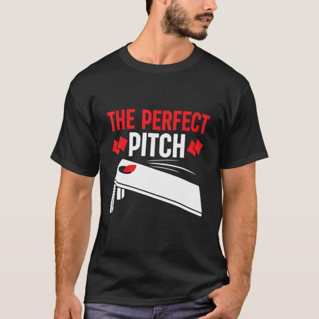 Cornhole Apperal The Perfect Pitch Cornhole T-Shirt (Front)