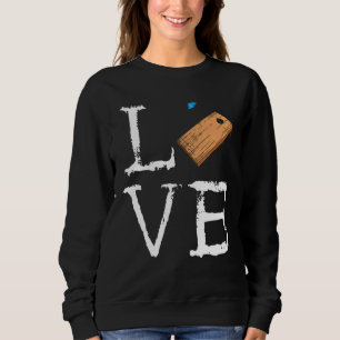 Cornhole Bean Bag Love Toss Game Team Sweatshirt