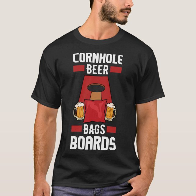 Cornhole Beer Bags Boards Essential T-Shirt (Front)