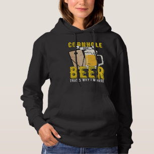 Cornhole Beer Game Alcohol Hoodie