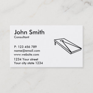 Cornhole Business Card