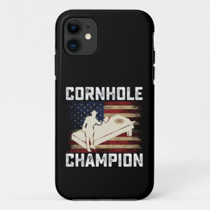 Cornhole Champion American Flag USA 4th OF July Case-Mate iPhone Case