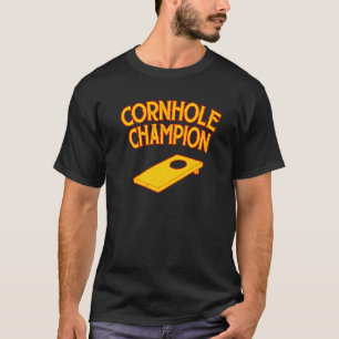 Cornhole Champion Cornhole Team Bean Bag Cornhol T-Shirt