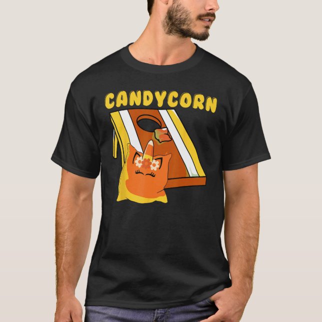 Cornhole Corn Hole Candycorn T-Shirt (Front)