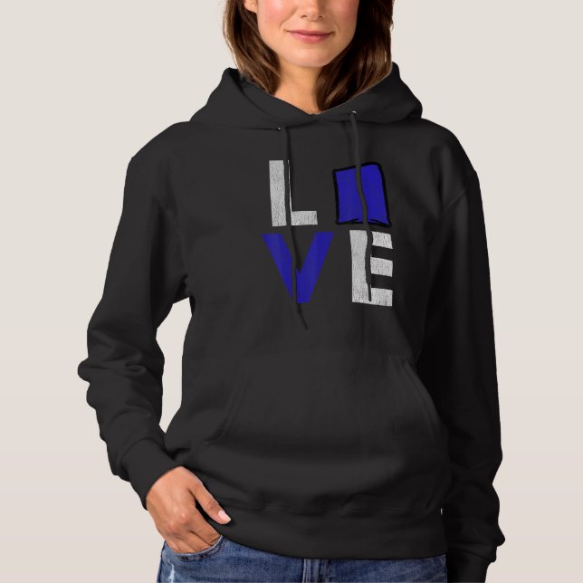 Cornhole Corn Hole LOVE Hoodie (Front)