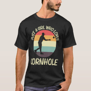 Cornhole Designs For Girls Kids Bean Bag Toss Pl T-Shirt