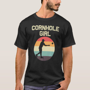 Cornhole Designs For Girls Kids Bean Bag Toss Play T-Shirt
