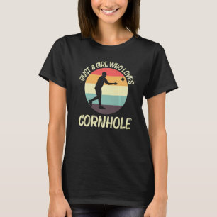 Cornhole Designs For Girls Kids Bean Bag Toss Play T-Shirt