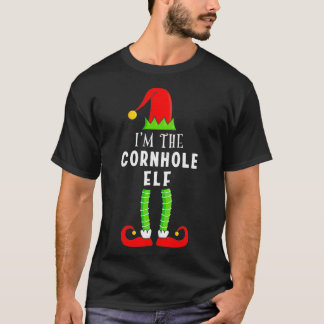 Cornhole Elf Matching Family Gifts T-Shirt