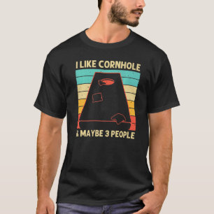 Cornhole For Men Women Sack Toss Game Bean Bag Pla T-Shirt
