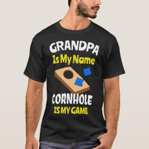 Cornhole Grandpa Blind Hole Funny Game  T-Shirt