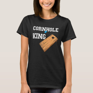 Cornhole King Board Toss Game Bean Bag T-Shirt