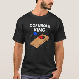 Cornhole KIng Cornhole Team Bean Bag Cornhole T-Shirt