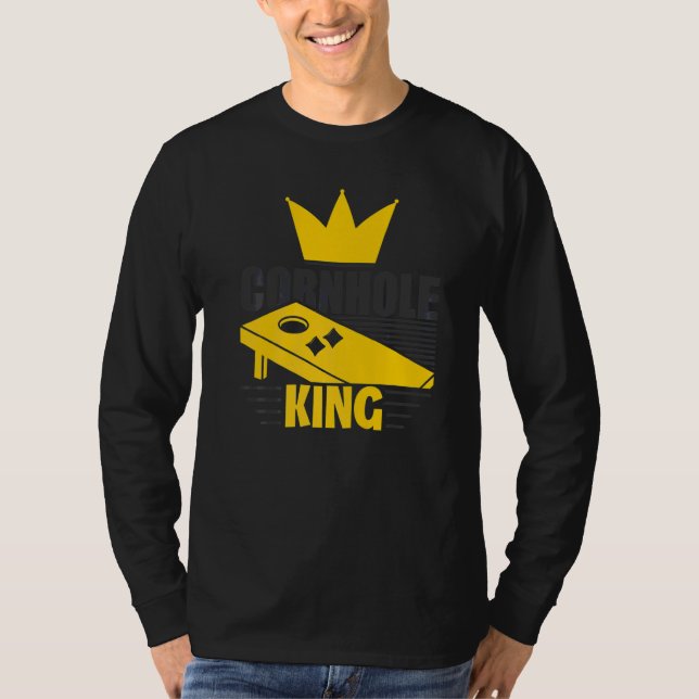 Cornhole King T-Shirt (Front)