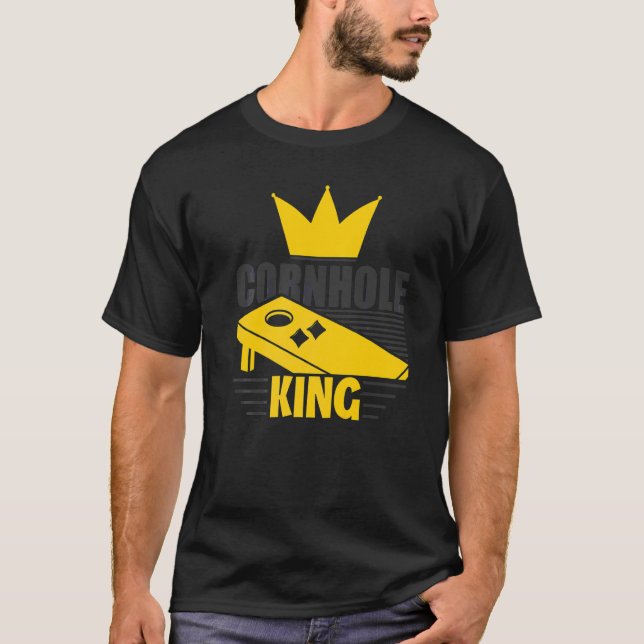 Cornhole King T-Shirt (Front)
