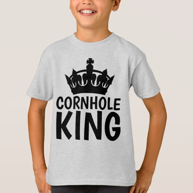 CORNHOLE KING T-shirts (Front)
