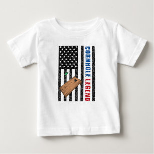 Cornhole Legend USA Baby T-Shirt