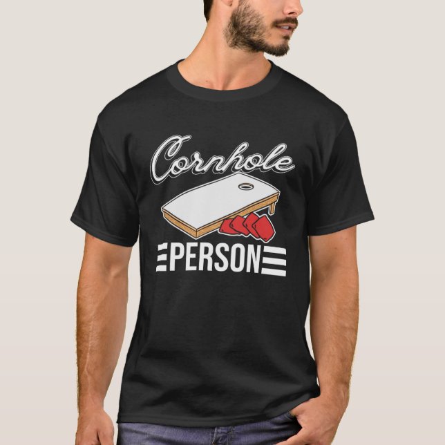 Cornhole Person   Cornhole T-Shirt (Front)