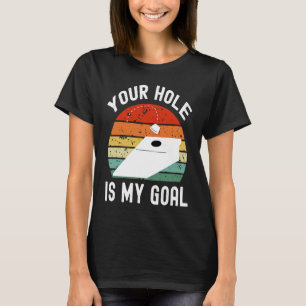 Cornhole Player Sack Toss Bean Bag Sack Tossing T-Shirt