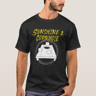 Cornhole Player Sack Tossing Summer Hobby T-Shirt
