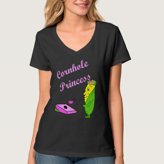 Cornhole Princess Champion T-Shirt (Front)
