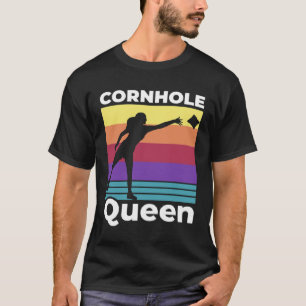 Cornhole Queen Cornhole Mum Cornhole Champion Corn T-Shirt