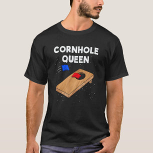 Cornhole Queen Cornhole Team Bean Bag   Cornhole T-Shirt