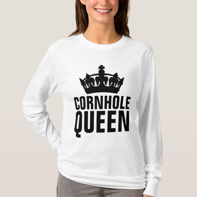 CORNHOLE QUEEN T-Shirts (Front)