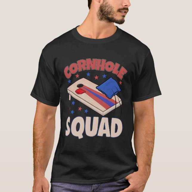 Cornhole Squad Corn Hole Gammer Love T-Shirt (Front)