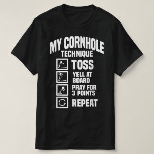 Cornhole Technique Throwing Technique Cornhole T-Shirt