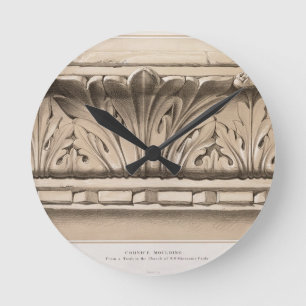 Cornice Moulding, From a Tomb in the Church of S.S Round Clock