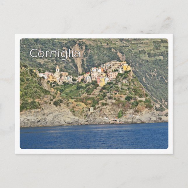 CORNIGLIA - Cinque Terre  - Liguria - Italy Postcard (Front)